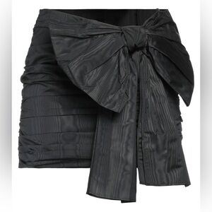 RED VALENTINO Black Bow Mini Skirt - Size 46